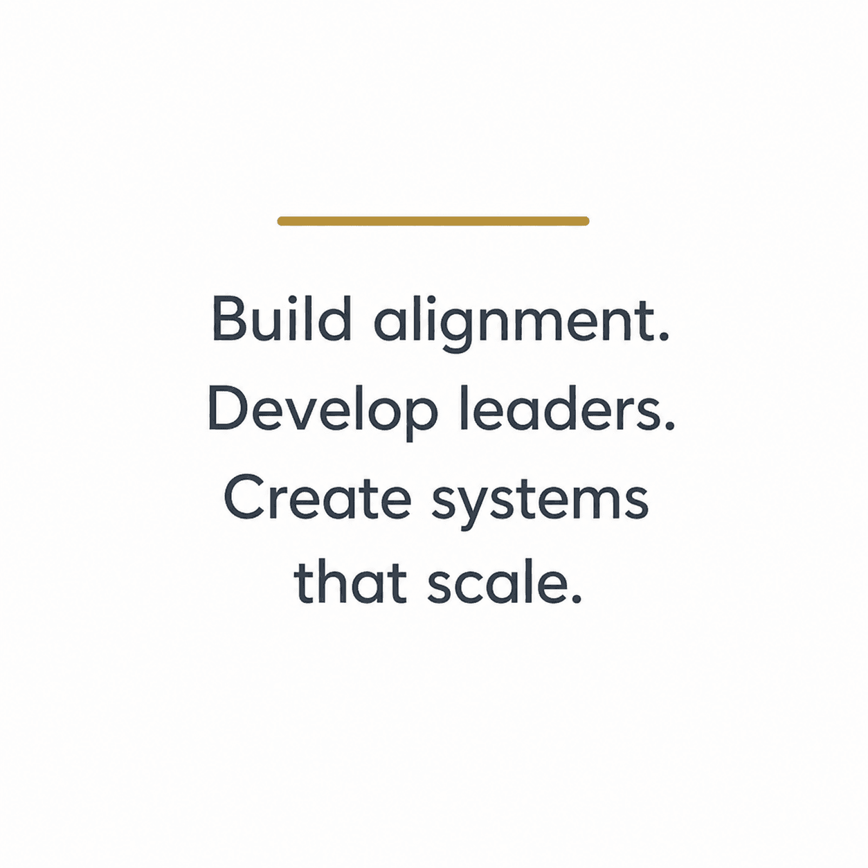 Build, Develop, Create and Scale